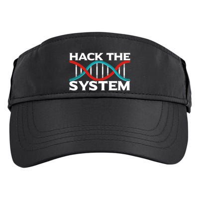 Diy Biology Dna Double Helix Hack The System Biohacker Gift Adult Drive Performance Visor