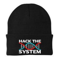 Diy Biology Dna Double Helix Hack The System Biohacker Gift Beanie