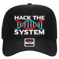 Diy Biology Dna Double Helix Hack The System Biohacker Gift Trucker Hat