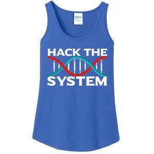 Diy Biology Dna Double Helix Hack The System Biohacker Gift Ladies Essential Tank