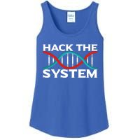 Diy Biology Dna Double Helix Hack The System Biohacker Gift Ladies Essential Tank