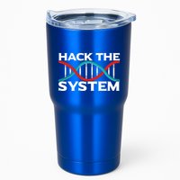 Diy Biology Dna Double Helix Hack The System Biohacker Gift Tumbler