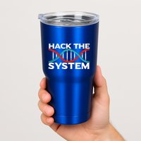 Diy Biology Dna Double Helix Hack The System Biohacker Gift Tumbler
