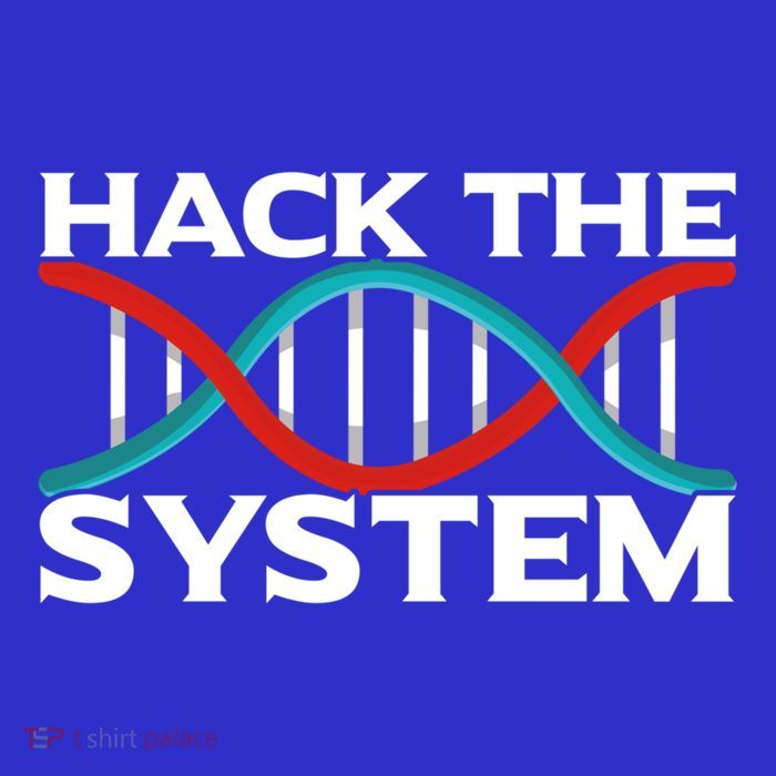 Diy Biology Dna Double Helix Hack The System Biohacker Gift Zip Tote Bag