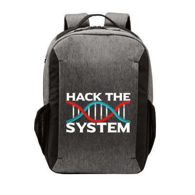 Diy Biology Dna Double Helix Hack The System Biohacker Gift Vector Backpack