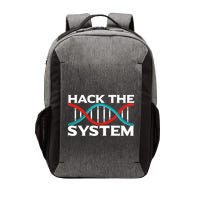 Diy Biology Dna Double Helix Hack The System Biohacker Gift Vector Backpack