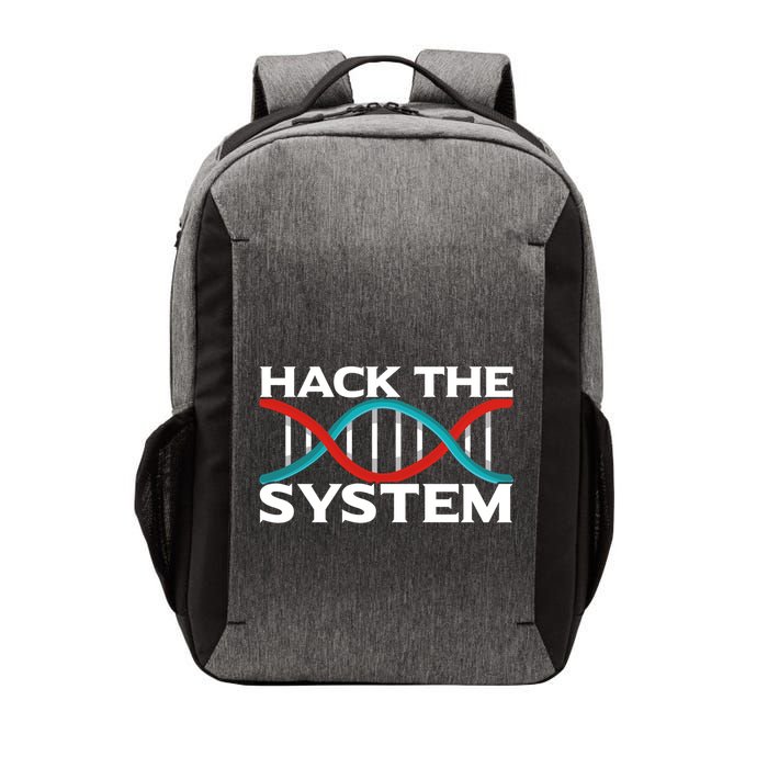 Diy Biology Dna Double Helix Hack The System Biohacker Gift Vector Backpack
