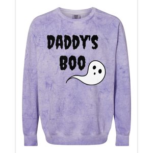 DaddyS Boo Ddlg Little Space Abdl Funny Halloween Gift Colorblast Crewneck Sweatshirt