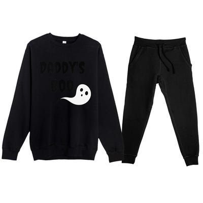 DaddyS Boo Ddlg Little Space Abdl Funny Halloween Gift Premium Crewneck Sweatsuit Set