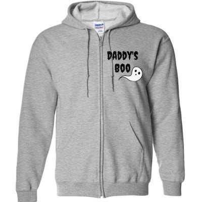 DaddyS Boo Ddlg Little Space Abdl Funny Halloween Gift Full Zip Hoodie