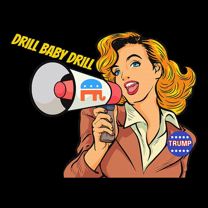 Drill Baby Drill Oilfield Ultra Maga Trump Vance Performance Shirt