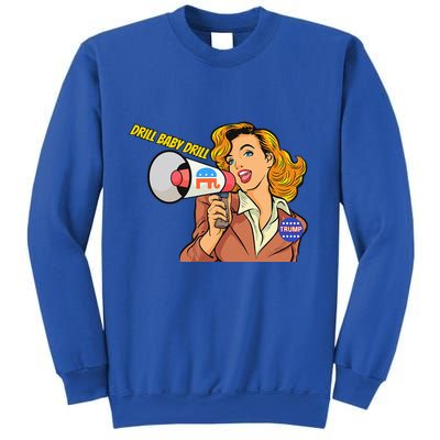 Drill Baby Drill Oilfield Ultra Maga Trump Vance Sweatshirt