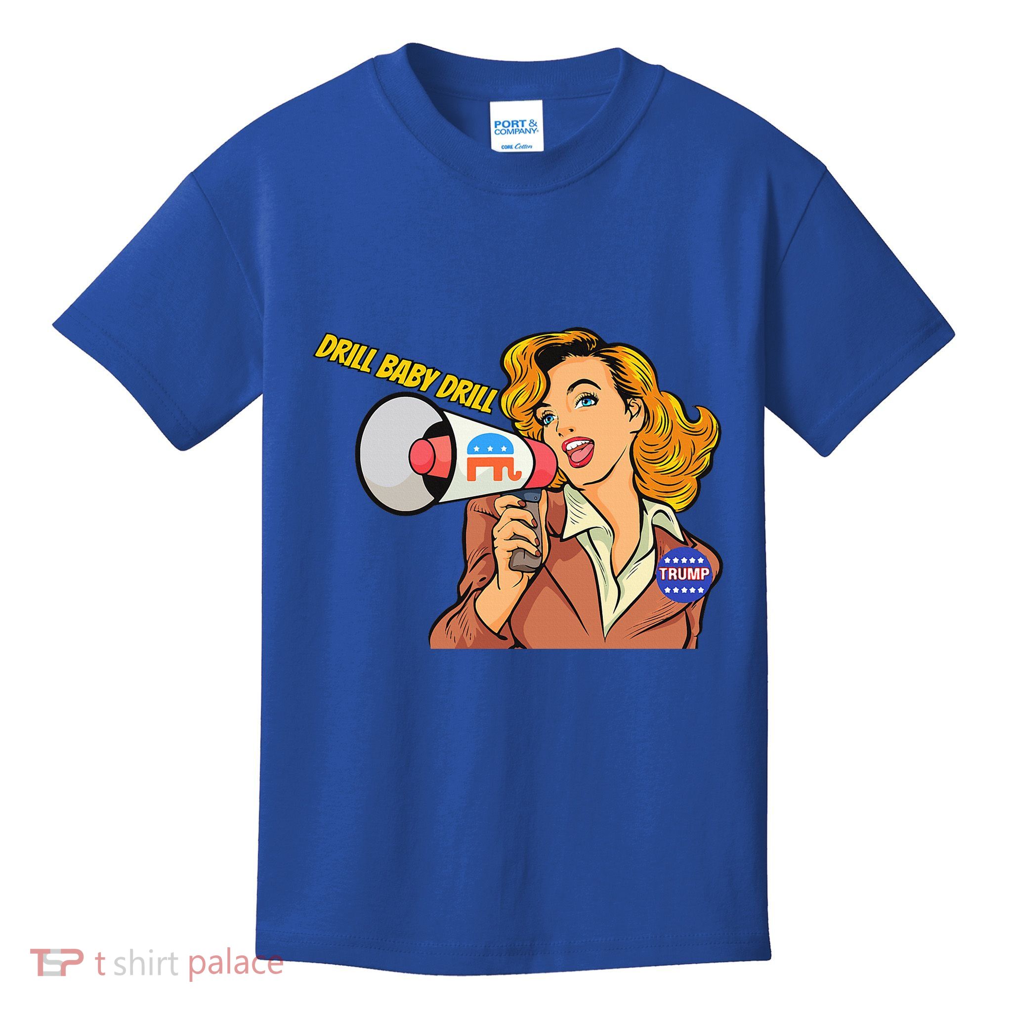 Drill Baby Drill Oilfield Ultra Maga Trump Vance Kids T-Shirt