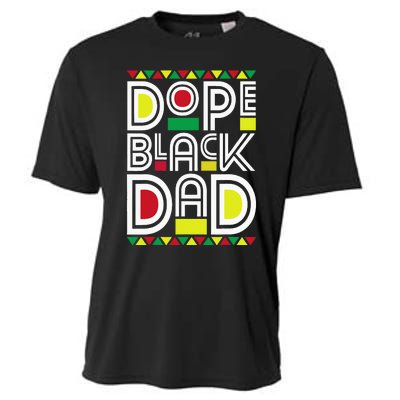 Dope Black Dad Black History Month Juneteenth 1865 Cooling Performance Crew T-Shirt