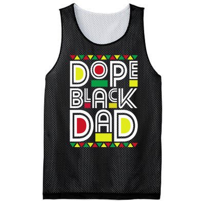 Dope Black Dad Black History Month Juneteenth 1865 Mesh Reversible Basketball Jersey Tank