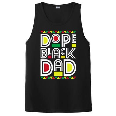 Dope Black Dad Black History Month Juneteenth 1865 PosiCharge Competitor Tank