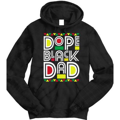 Dope Black Dad Black History Month Juneteenth 1865 Tie Dye Hoodie