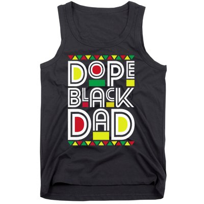 Dope Black Dad Black History Month Juneteenth 1865 Tank Top