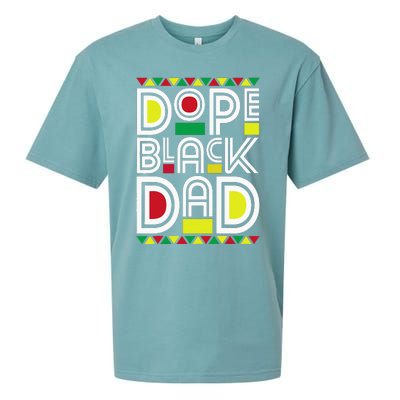 Dope Black Dad Black History Month Juneteenth 1865 Sueded Cloud Jersey T-Shirt