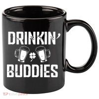 Drinkin Buddies 11oz C Handle Ceramic Mug