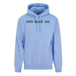 Dope Black Dad Black Fathers Matter For Dads Daddy Pops Gift Unisex Surf Hoodie