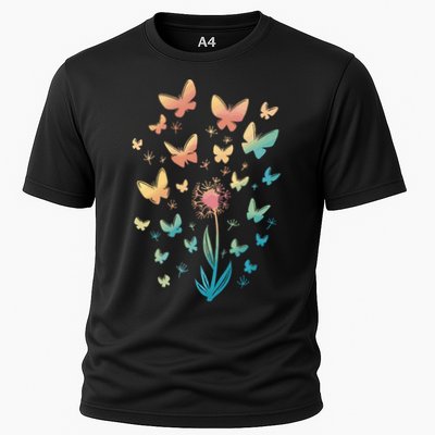 Dandelion Butterfly Performance Shirt