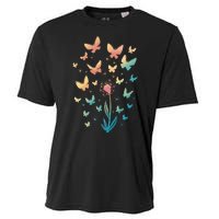 Dandelion Butterfly Cooling Performance Crew T-Shirt