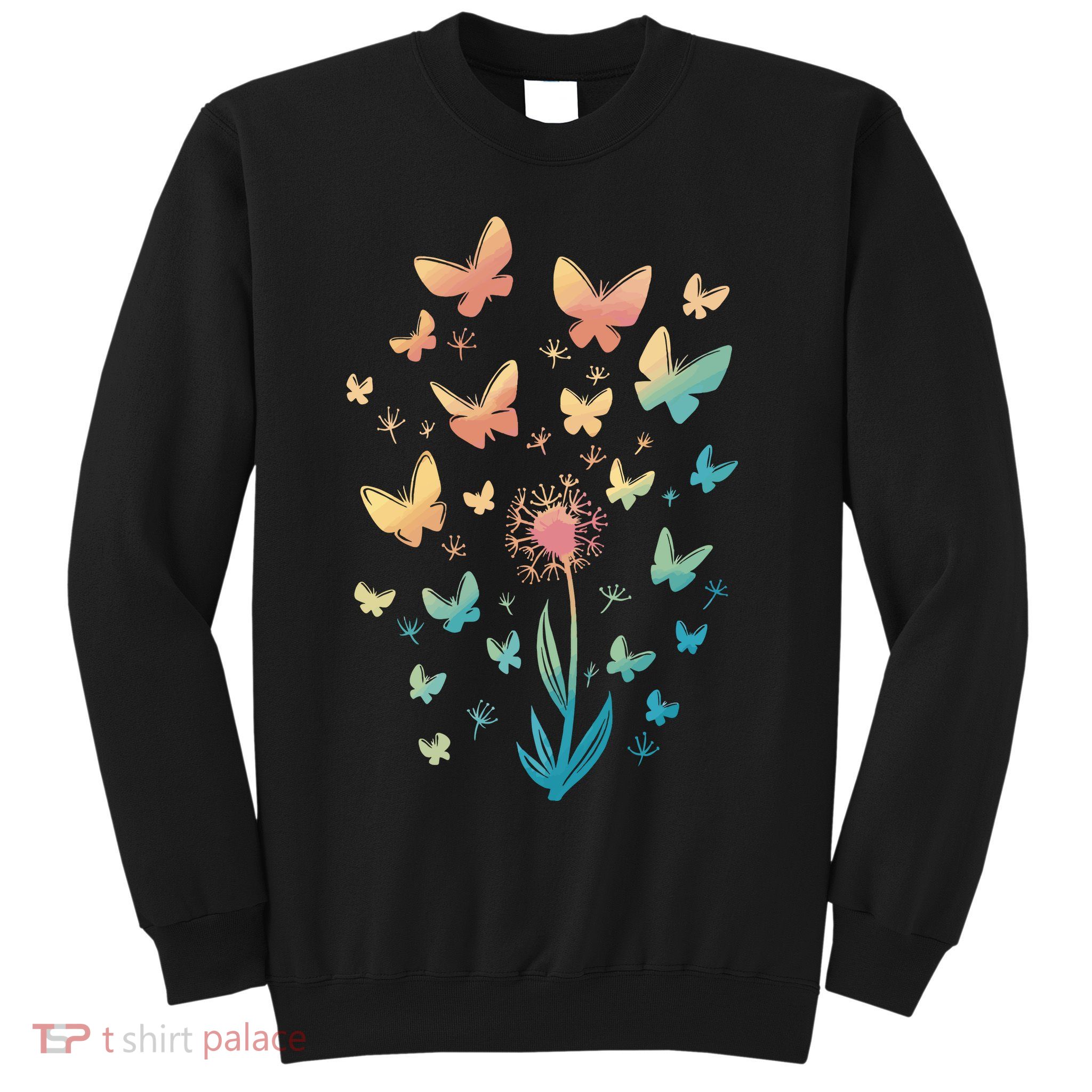 Dandelion Butterfly Sweatshirt