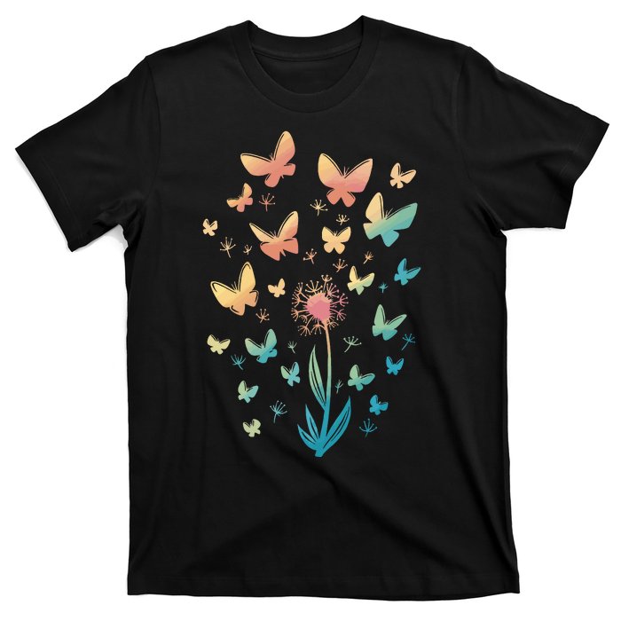 Dandelion Butterfly T-Shirt