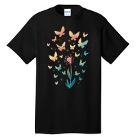 Dandelion Butterfly Tall T-Shirt