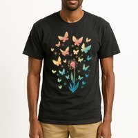 Dandelion Butterfly Tall T-Shirt