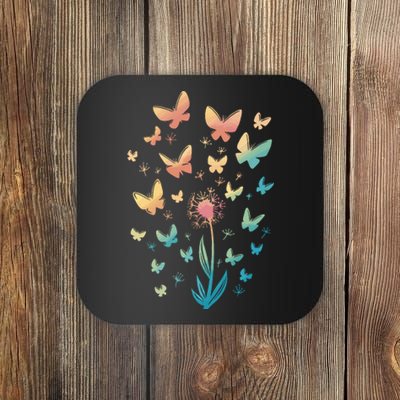 Dandelion Butterfly Coaster