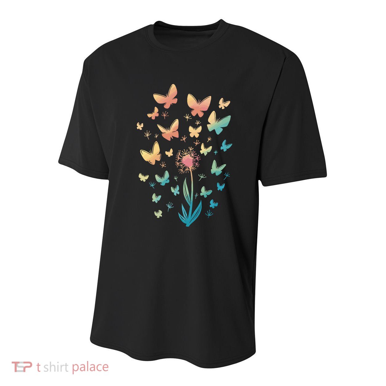 Dandelion Butterfly Youth Performance Sprint T-Shirt