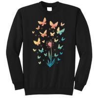 Dandelion Butterfly Tall Sweatshirt