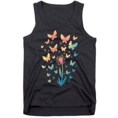 Dandelion Butterfly Tank Top