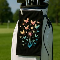 Dandelion Butterfly Golf Towel