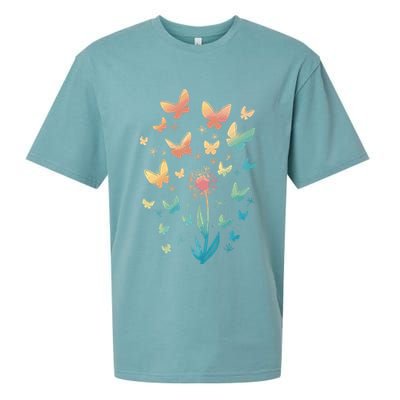 Dandelion Butterfly Sueded Cloud Jersey T-Shirt