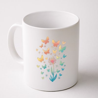 Dandelion Butterfly Coffee Mug