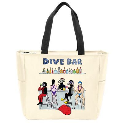 Dive Bar Zip Tote Bag