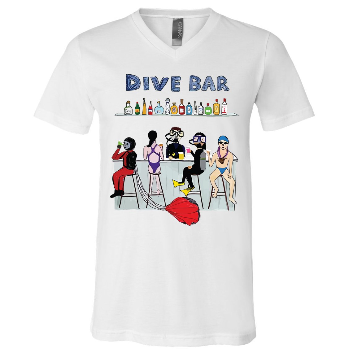 Dive Bar V-Neck T-Shirt