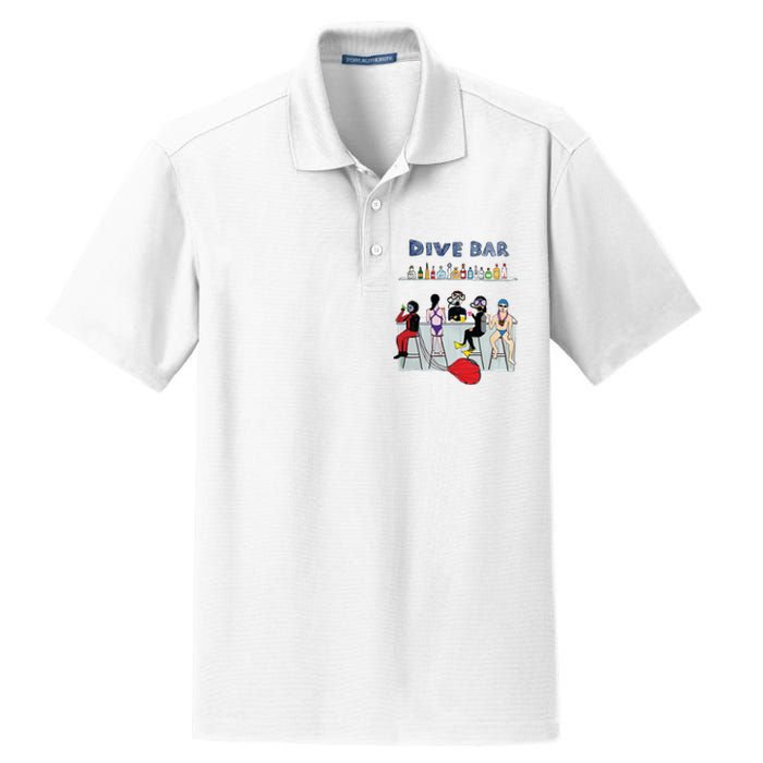 Dive Bar Dry Zone Grid Polo