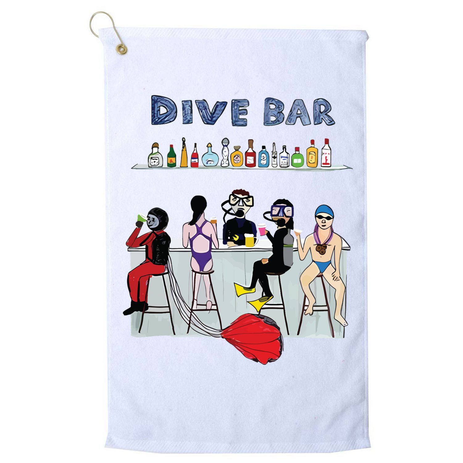 Dive Bar Golf Towel