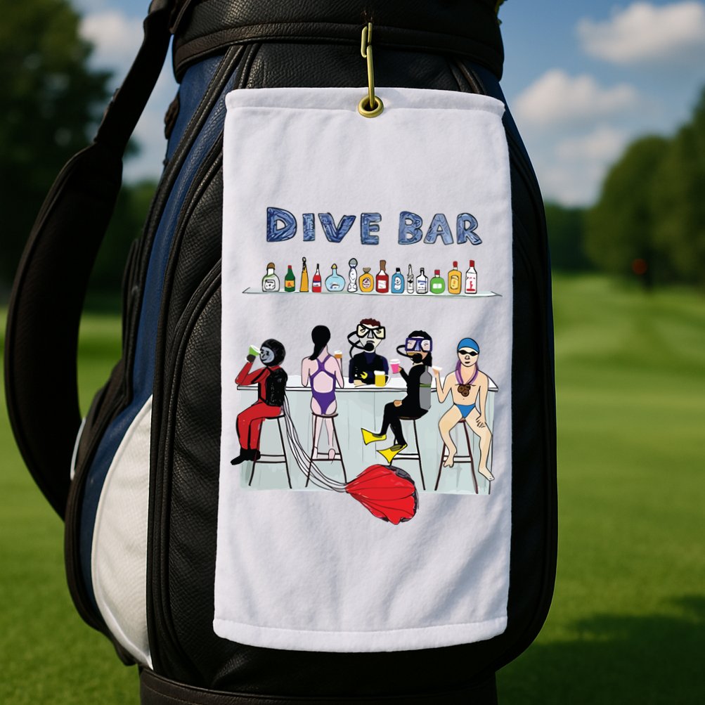 Dive Bar Golf Towel