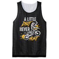 Dirt Bike Dirt Never Hurt Motocross Mesh Reversible Basketball Jersey Tank