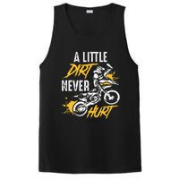 Dirt Bike Dirt Never Hurt Motocross PosiCharge Competitor Tank