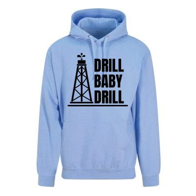 Drill Baby Drill Gas Oil Rig Funny Quote Unisex Surf Hoodie