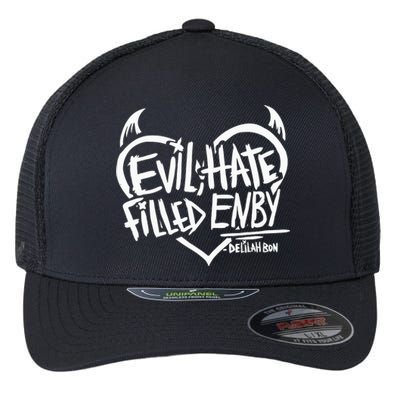 Delilah Bon Evil Hate Filled Enby Flexfit Unipanel Trucker Cap