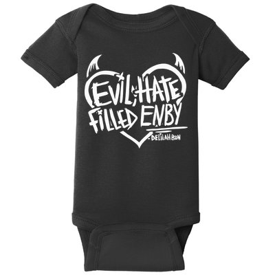 Delilah Bon Evil Hate Filled Enby Baby Bodysuit