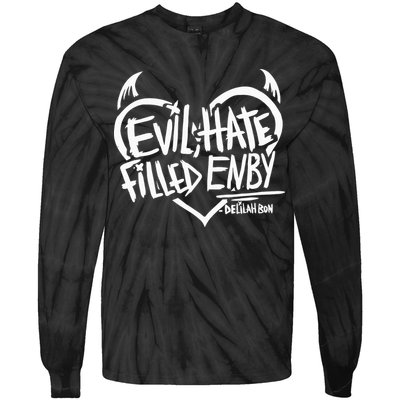 Delilah Bon Evil Hate Filled Enby Tie-Dye Long Sleeve Shirt