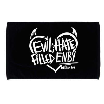 Delilah Bon Evil Hate Filled Enby Microfiber Hand Towel